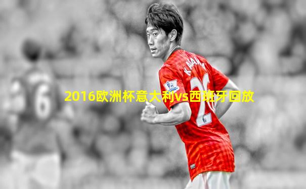 2016欧洲杯意大利vs西班牙回放