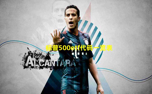 标普500etf代码一览表