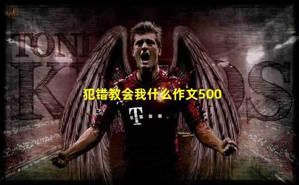 犯错教会我什么作文500